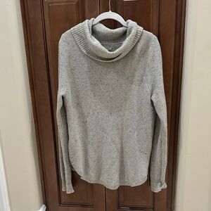 Lucky Brand Light Gray Cowl Neck Sweater